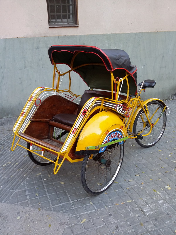0091 rickshaw bicicleta taxi metal madera 160x120x240 _170eu._ 1u